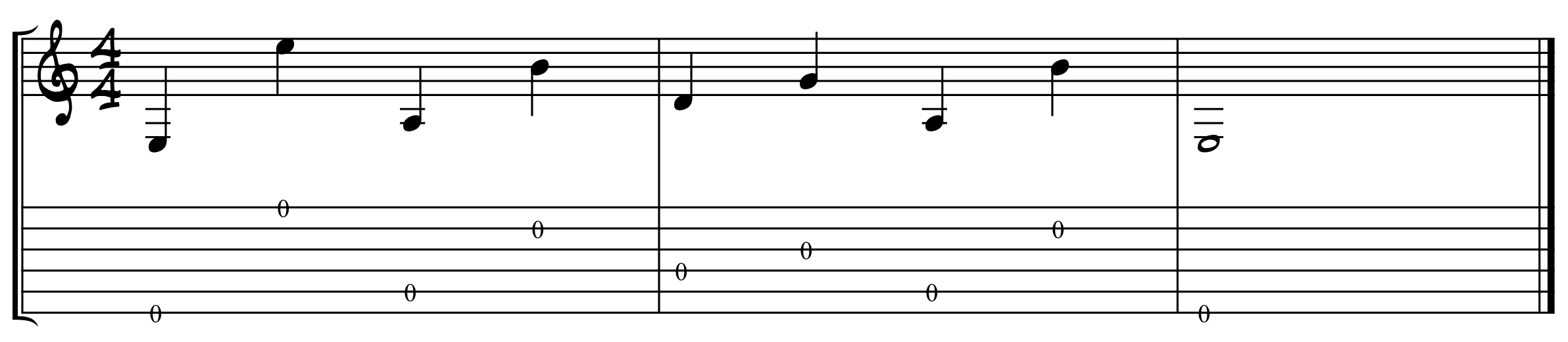 Cross String Picking Exercise 6