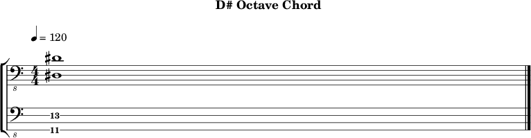 D octave 975