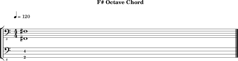 F octave 979