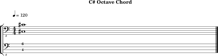 C octave 989
