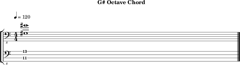 G octave 999