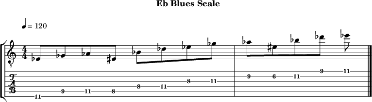 Ebblues 305 scale